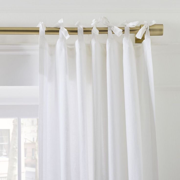 European Flax Sheer Curtain – Elegant Light Filtering and Stylish 